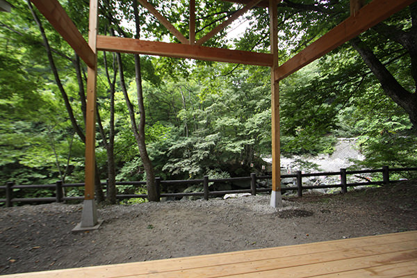 入川渓谷夕暮キャンプ場