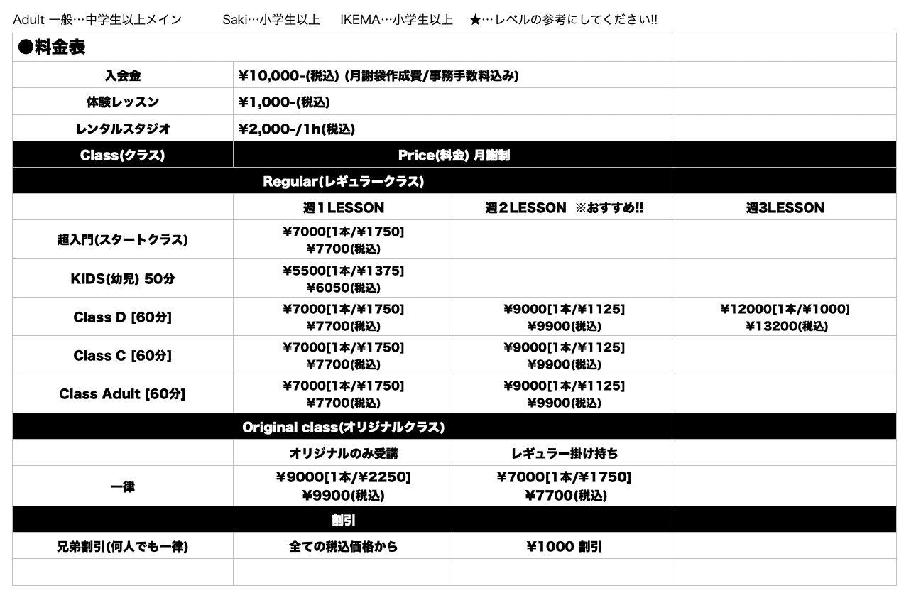 Brilliant Me Dance Studio 竹ノ塚校